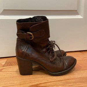 Brown Wedge Boots